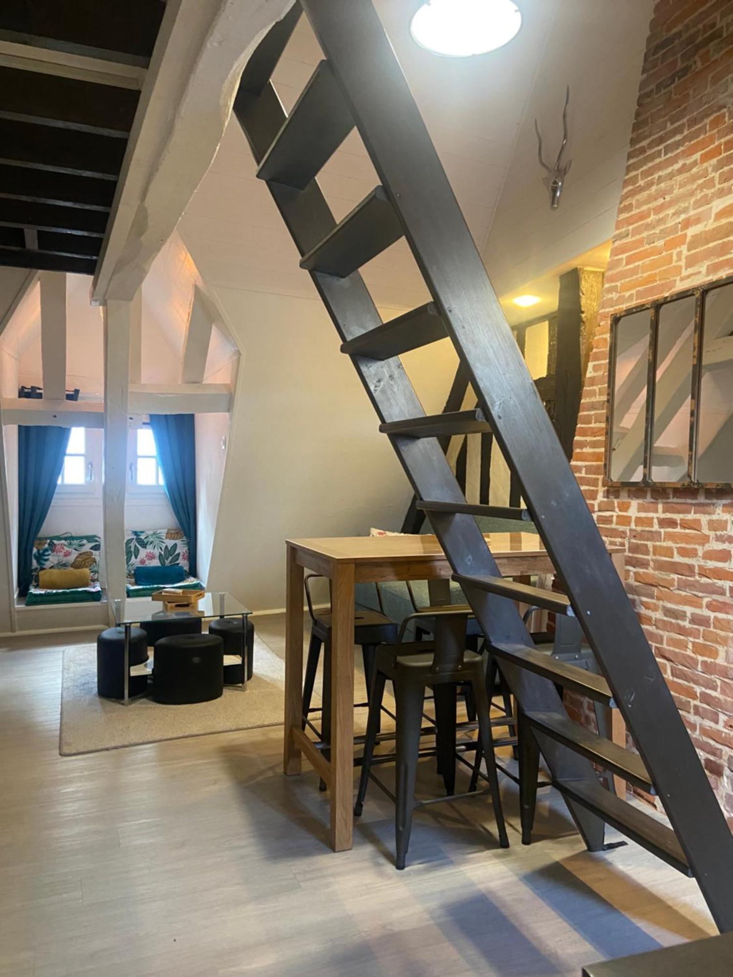 La Luciole Apartamento Honfleur Exterior foto